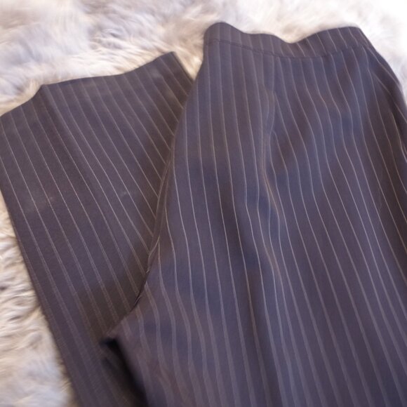 Vintage Pin Stripe Ladies Pants By Wardrobe Essentials - Picture 2 of 9